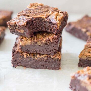 Brownie cheesecake bars