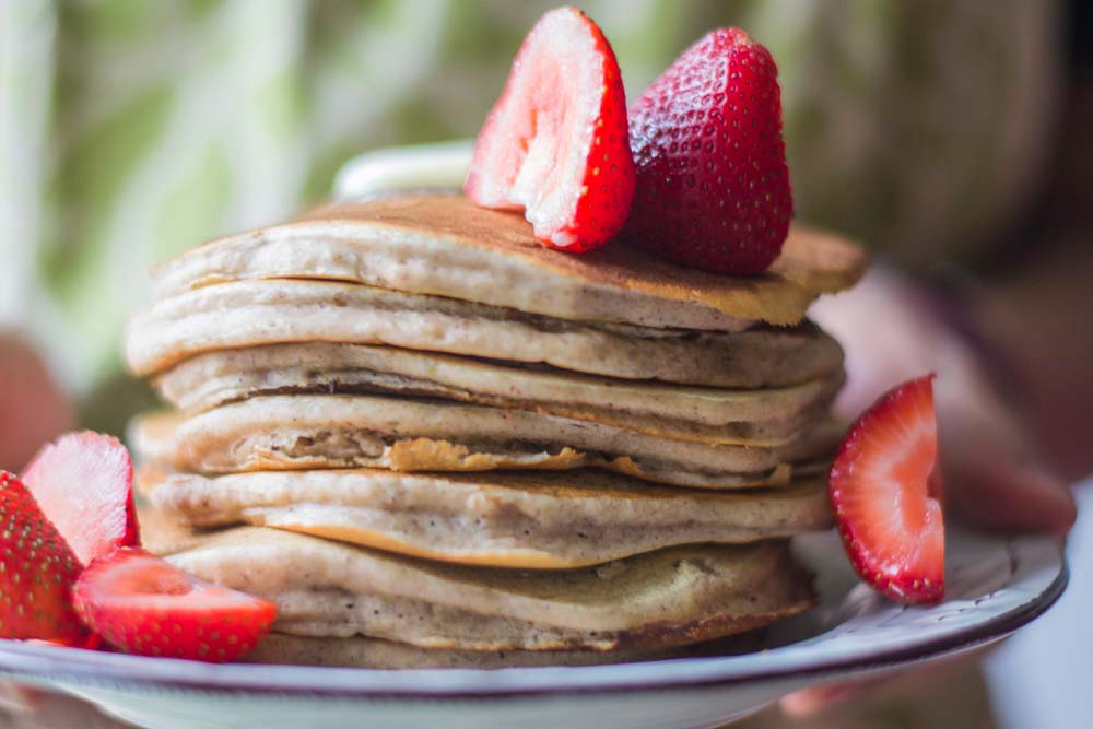 Basic eggless pancake recipe No buttermilk recipe the flavor bells