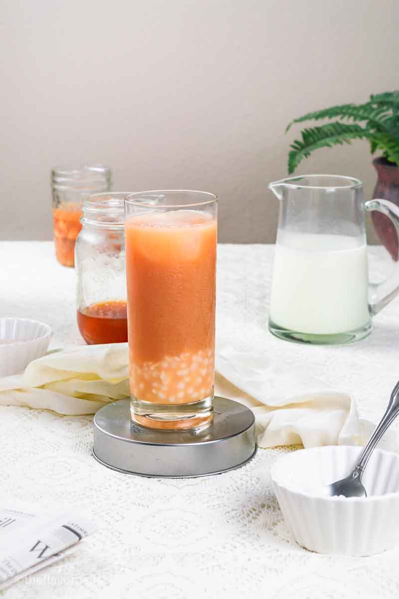Lychee bubble tea An easy lychee boba tea recipe The Flavor Bells