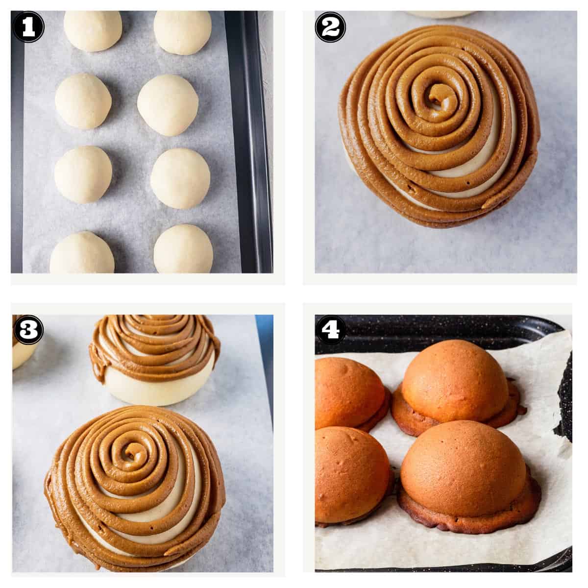 images of topping the coffee buns