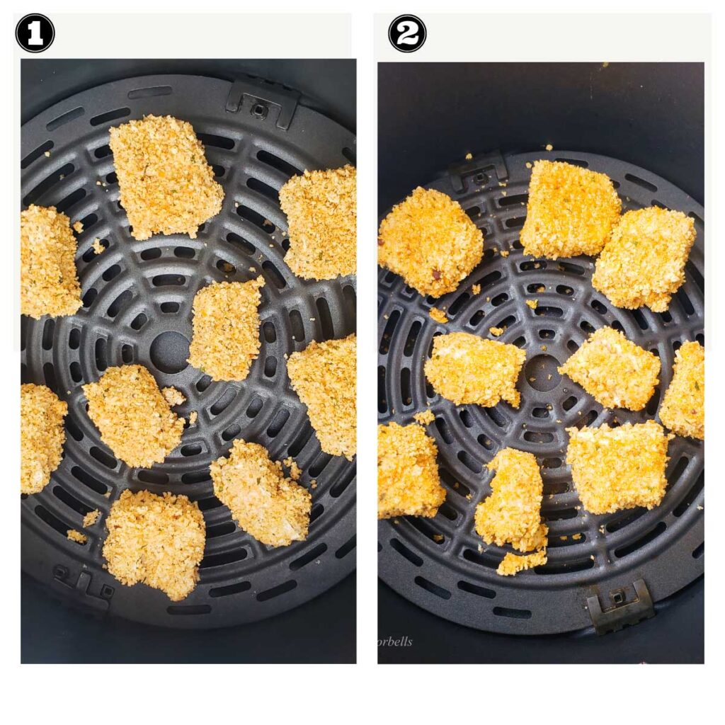 Air fryer tofu nuggets The Flavor Bells