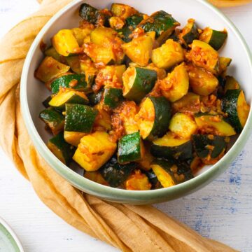 indian zucchini stir fry