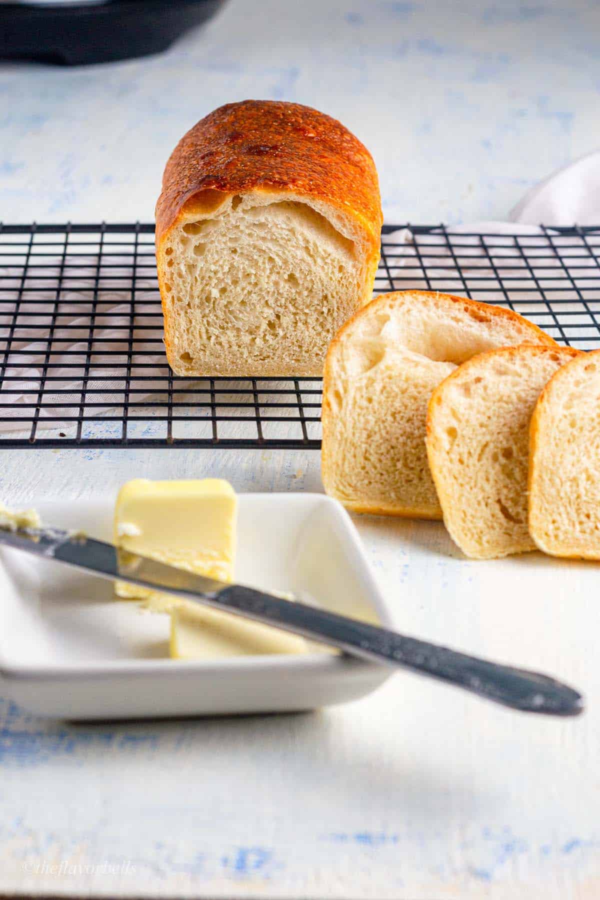 mini bread loaf made in air fryer