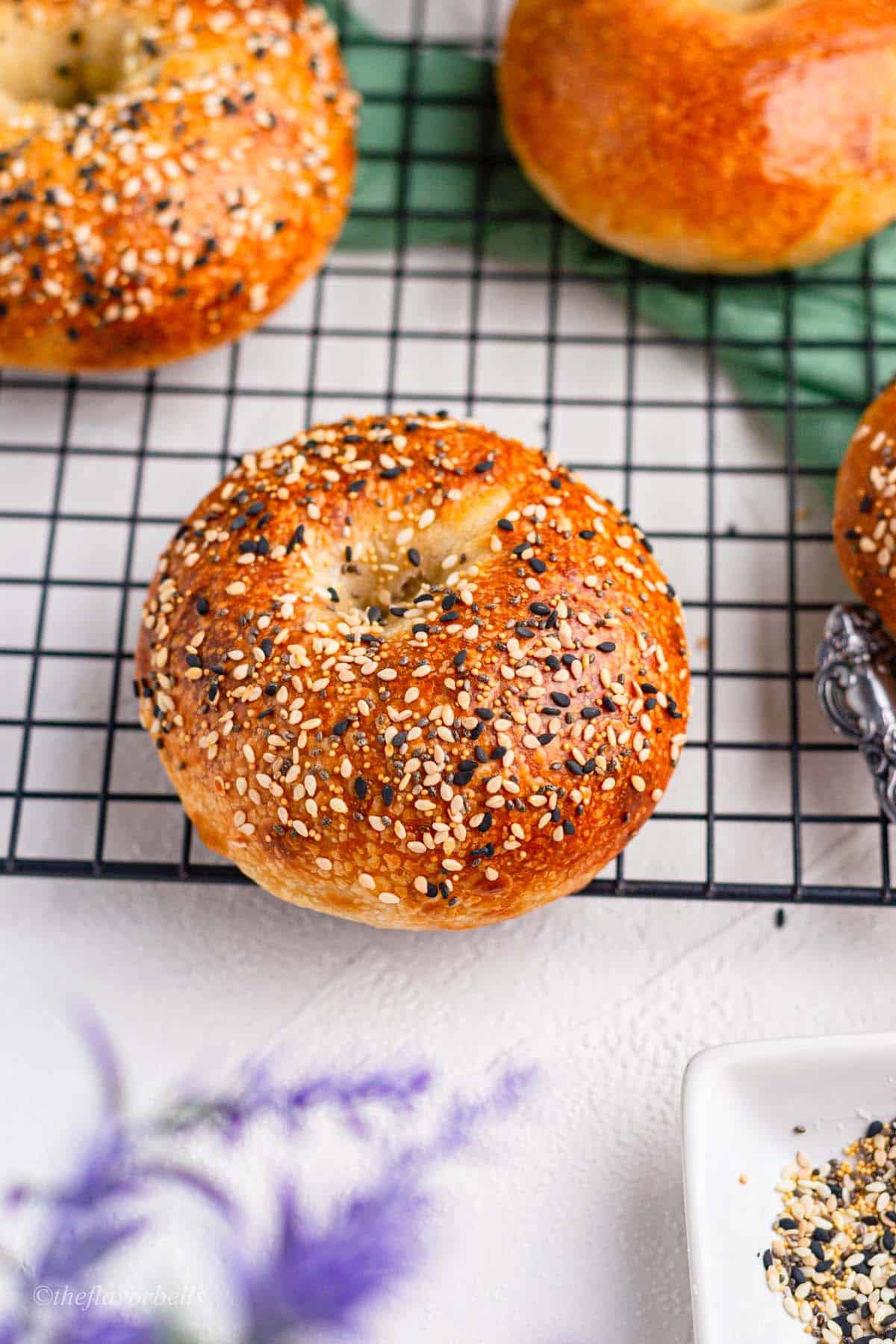 a perfect homemade bagel recipe yielding perfect shiny bagels