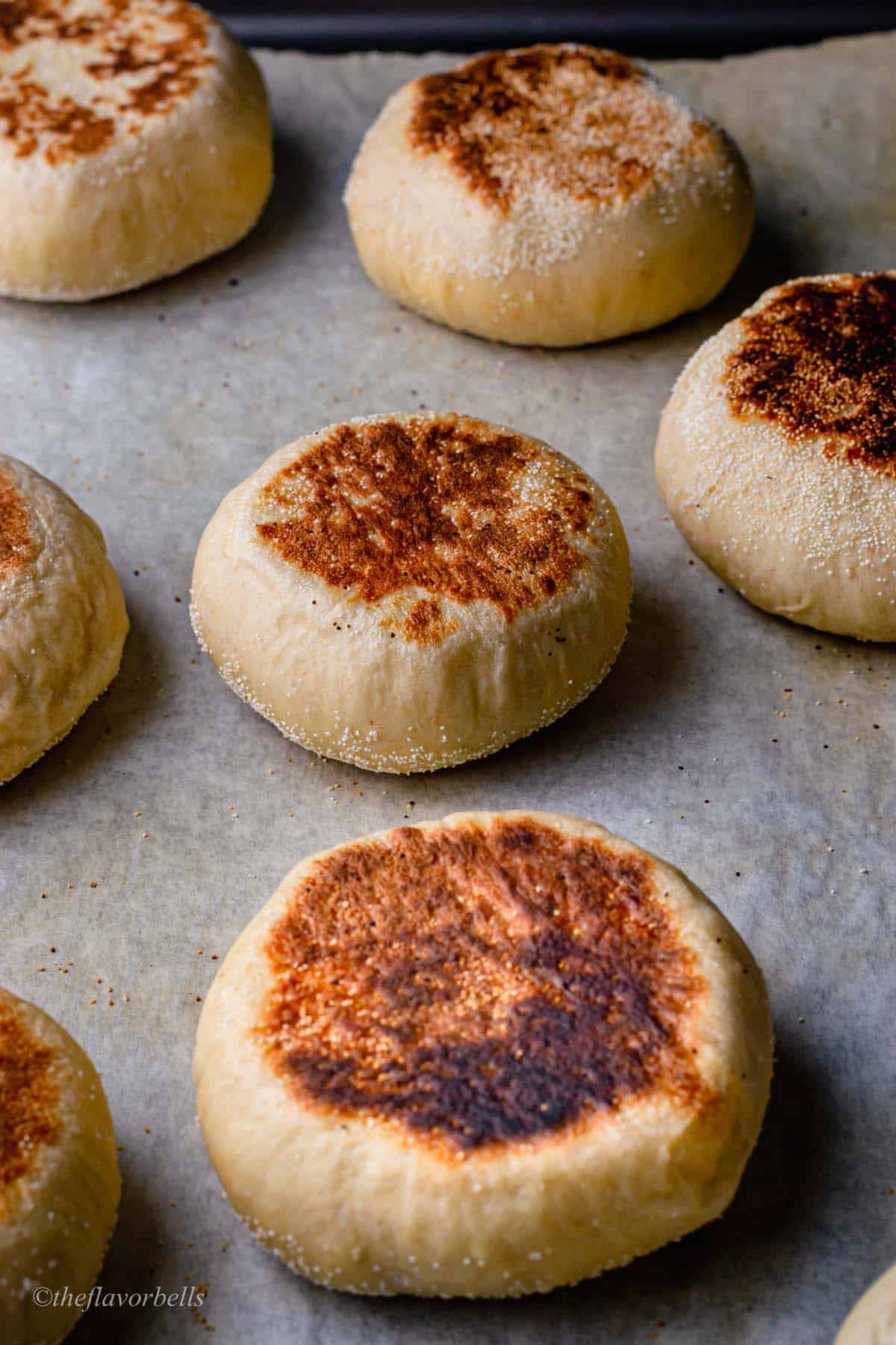  English Muffins finished in oven