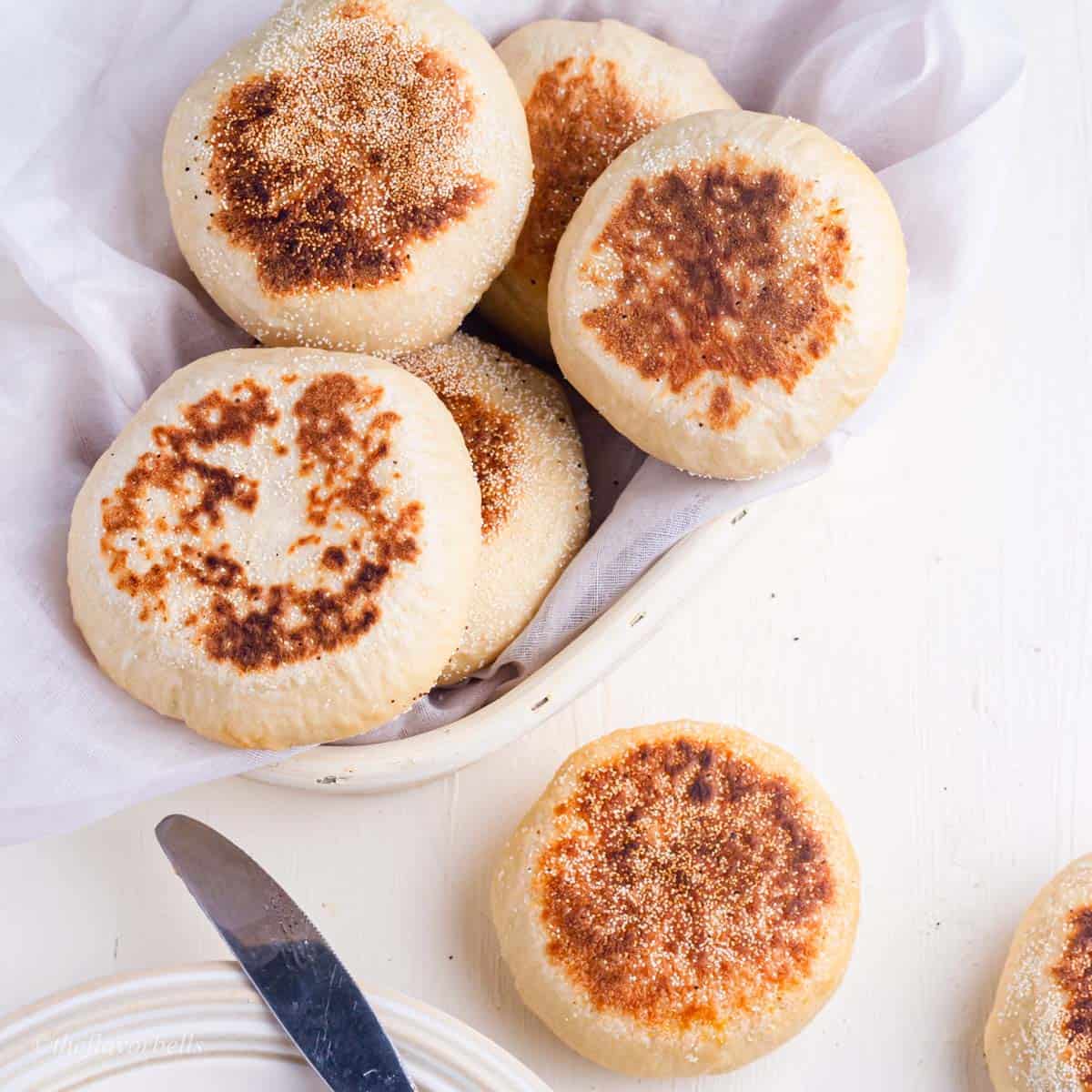 Muffin English 英語学習教材 Vegan English Muffins - The Flavor Bells