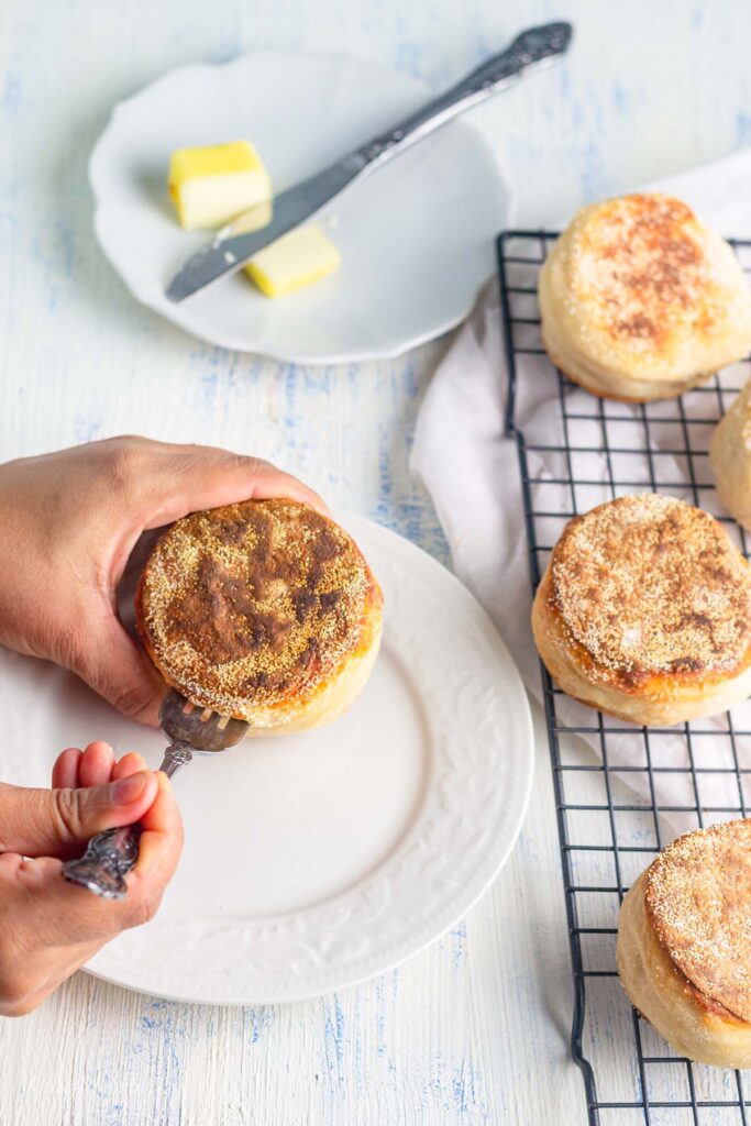 Sourdough Discard English Muffins The Flavor Bells