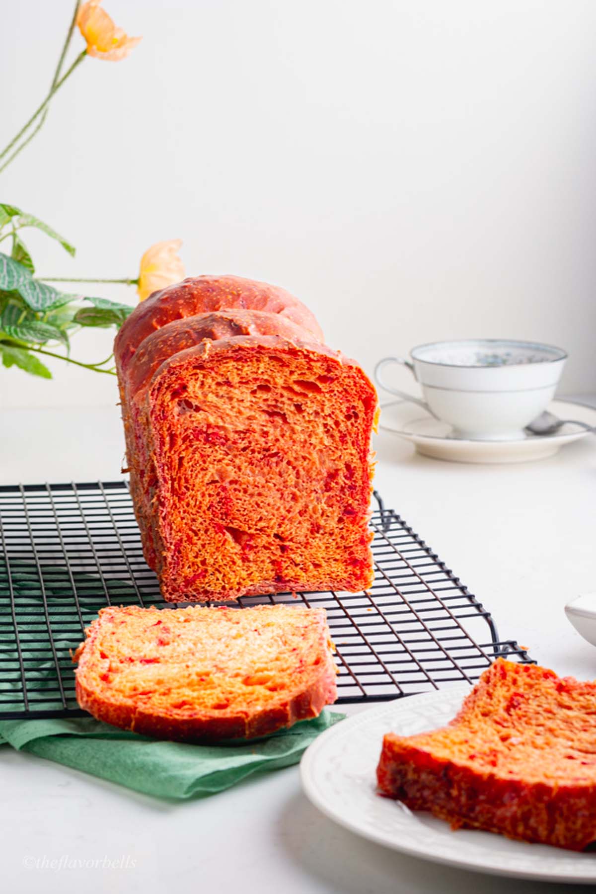 pov at the bread recipe made with grated beet root