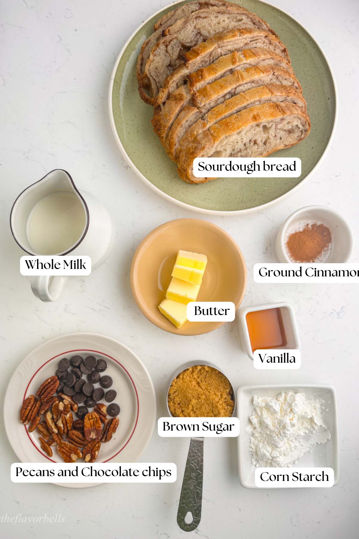 ingredinets required for the pudding recipe
