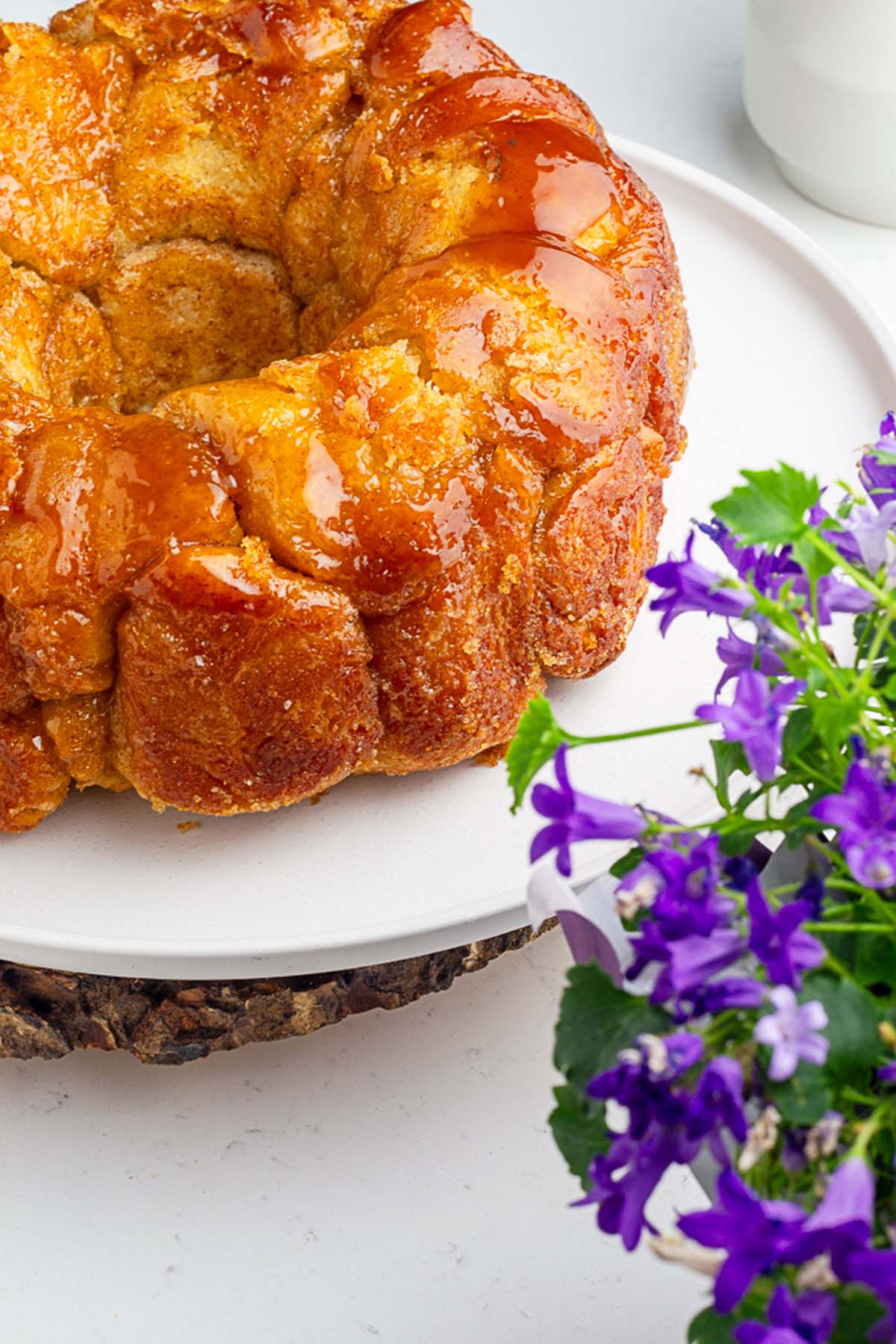a close up look at the monkey bread