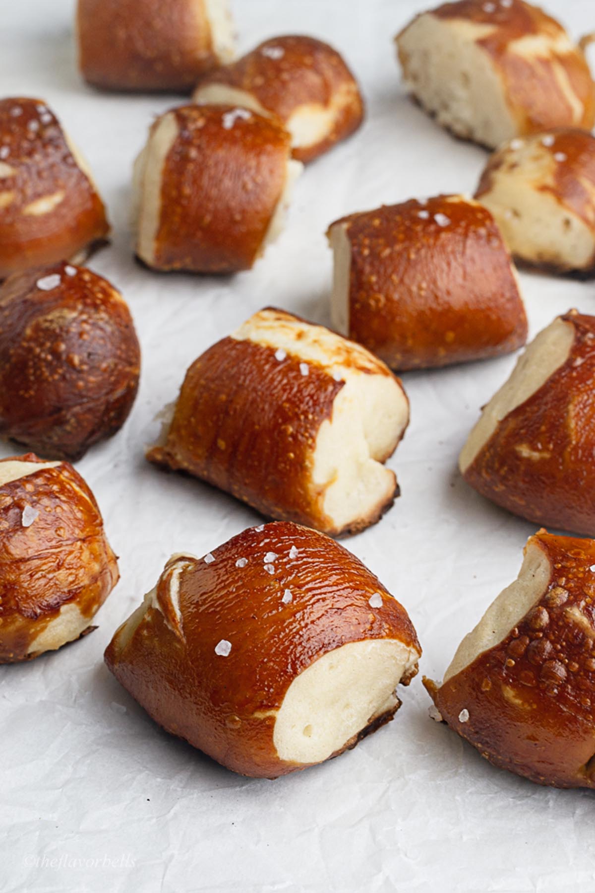 freshly baked pretzels at home
