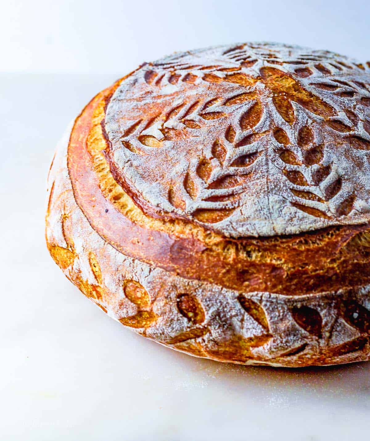 sourdough baked at high temperature