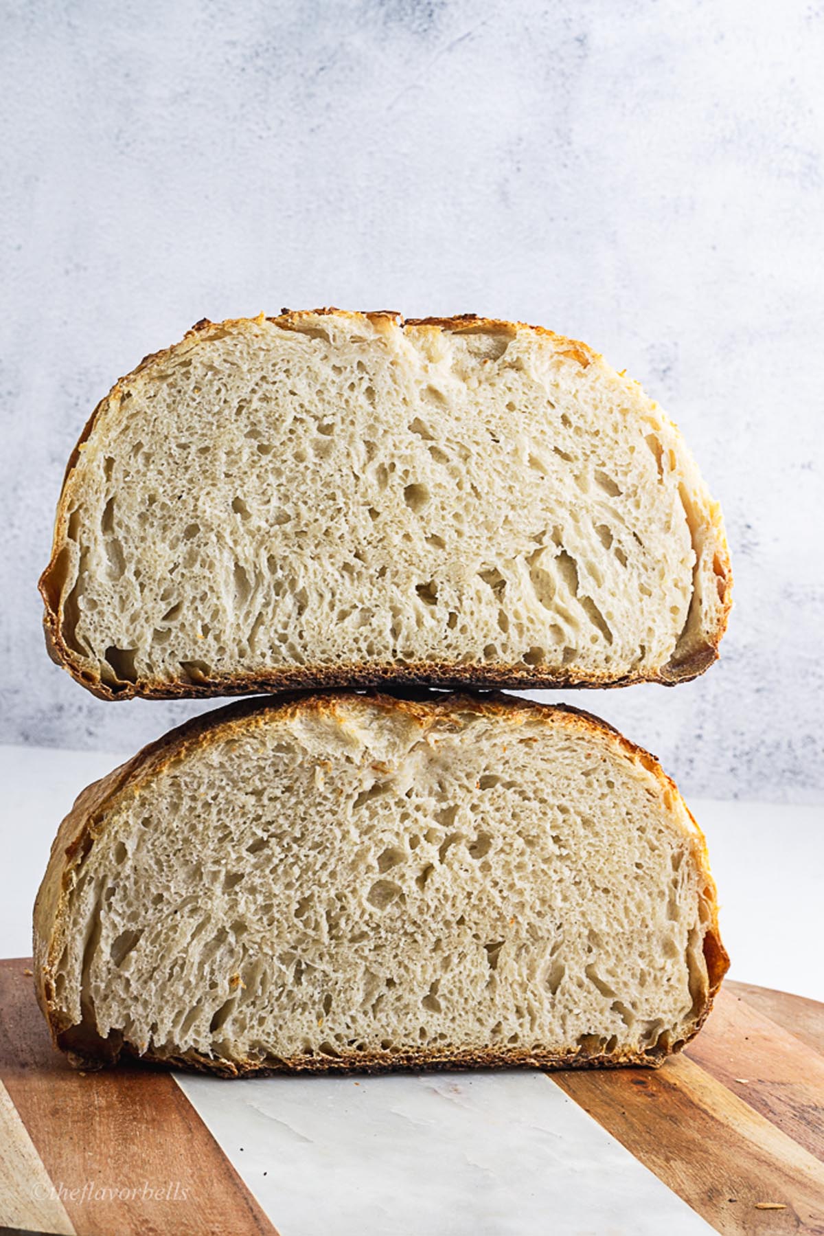 2 week old frozen sourdough loaf baked
